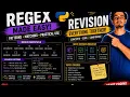 Python REGEX Complete Revision Concepts Examples Practice