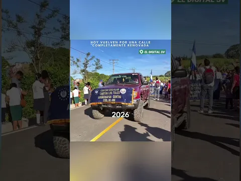 #ultimahora El Presidente Bukele entrega una promesa que hizo en plena Televisión Nacional.
