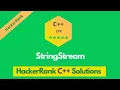 HackerRank StringStream problem solution in C C problems solutions Programmingoneonone