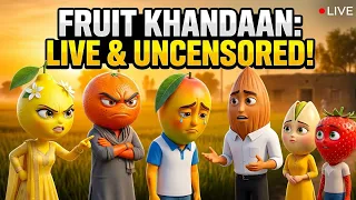 #FruitKhandaan #LiveAndUncensored #FruitFamily #3DAnimation #Animation #Cartoon #Funny #Comedy