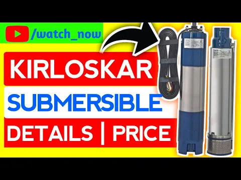Download MP3 Submersible Water Pump Price List 2022 | Kirloskar | Installation Process | Details