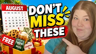 August 2026 Freebies Free Food Grants Settlement Money