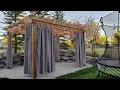 Outdoor Curtain Rod Bracket Idea