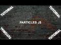 How To Use Particles Js Library Into Your Web Projects Learn with Mr Web Dev