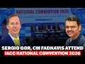 LIVE Maharashtra CM Fadnavis US Envoy Sergio Gor Attend IACC National Convention 2026 in Mumbai
