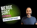 Merge Sort MERGESORT Coding Tutorials by Umar Khan