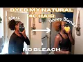 How I Dye My Natural 4C Hair Honey Blonde at Home No Damage