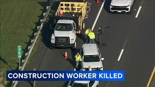 Construction worker killed after being run over on AC Expressway in Winslow Twp Camden County