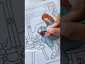 Peaceful Plant Care Coloring Girl Watering Indoor Plants by the Window Relaxing Coloring Time