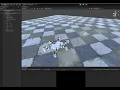 Hexapod Spider Robot Kinematics Simulations with C and Unity