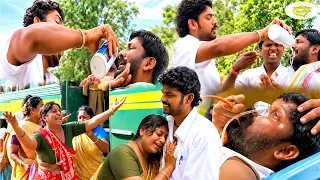 உன் புருஷ உன் நடத்தையில சந்தேகப்பட்டு பாலிடாயில் குடிக்கிறா என்ன குடும்பண்டா ||4K Non Stop Comedy