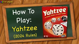 How to play Yahtzee 2024 Rules