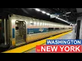 Washington to New York by Northeast Regional Amtrak Train