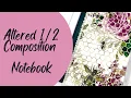 Altered Composition Notebook Bee Themed
