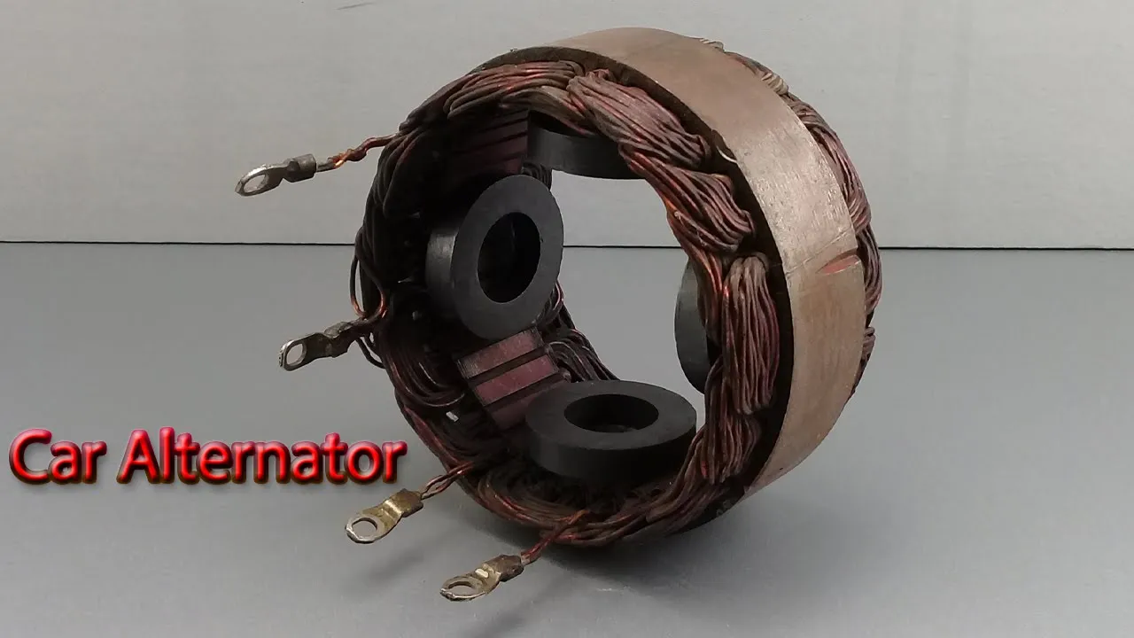 How to turn car alternator into 220v electric generator