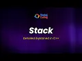 Stack in C Bangla Tutorial C for Beginners Shohoj Coding