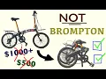 Cheapest Folding Bike - Better than Brompton