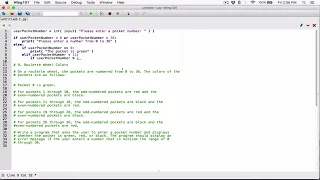 3 9 Roulette Wheel Colors - Python