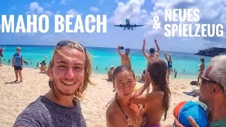 U.S.AirForce am Maho Beach, neues Spielzeug für Domi & Bye Bye | Karibik Segeln || Sailing 7seas #39