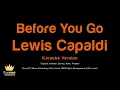 Lewis Capaldi - Before You Go (Karaoke Version)