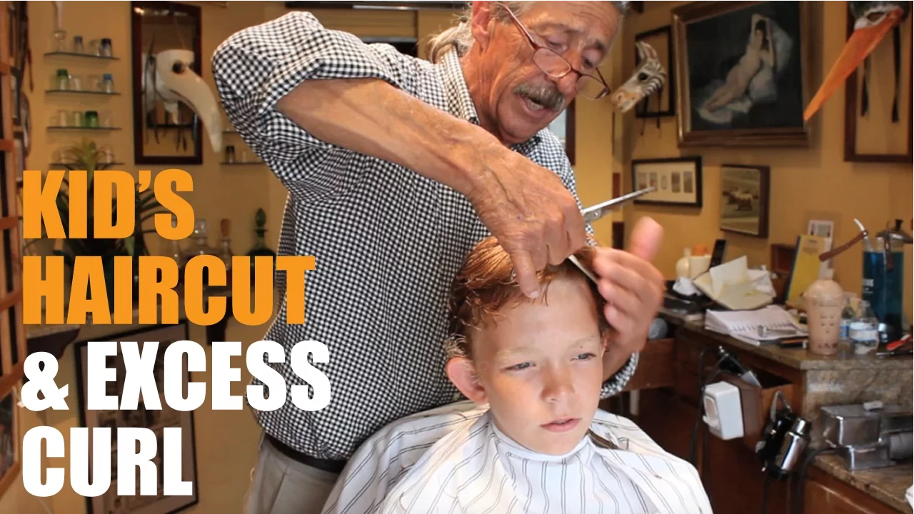 Doing Kids Haircuts and How to Remove Excess Curl