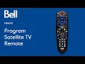 How to program your Bell Satellite TV remote