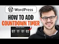 How to Add a Countdown Timer in WordPress 2026