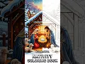 Nativity Coloring Book 150 Printable Pages to Download Chromopia