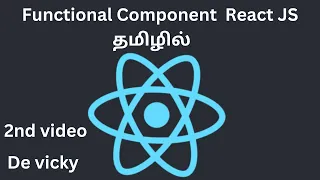 functional component in React Js Tamil De vicky