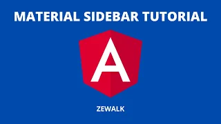 Angular Material Sidebar Tutorial Angular Material 12 2022