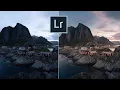 Editing Landscape Image in Lightroom Classic Exposure Blending