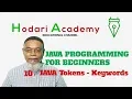Java Programming for Beginners - 10 JAVA Tokens Keywords