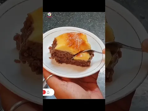 बिना अंडे का chocolate flan cake #chocolatecake #chocoflan #flancake #egglesscake #eggless #cakes