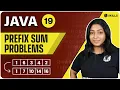 Arrays 6 Prefix Sum Problems Solving Lecture 19 Java and DSA Foundation Course