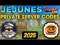 JEJUNES Village Private Server codes in Shindo Life Jejunes ps codes