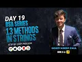 13 Inbuilt String methods in Java Day 19 DSA Series for Beginners