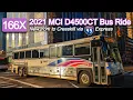 NJ Transit 166X Bus Ride 2021 MCI D4500CT 21034 from New York to Cresskill via I-95 Express