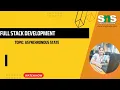 ASYNCHRONOUS STATE FULL STACK DEVELOPMENT SNS INSTITUTIONS