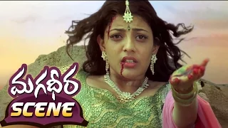 ram charan u0026 kajal falling from mountain magadheera movie geetha arts
