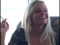 Blonde Christy and mom smoking