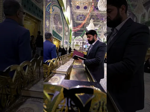 ⁣مكتبات داخل الصحن الحسيني المطهر
