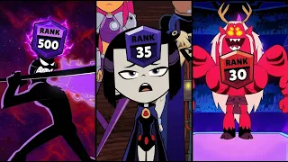 Trigon Vs Titans Power-Up 🥶🔥 Brawl Stars X Teen Titans Updated All Parts #powerup #brawlstars