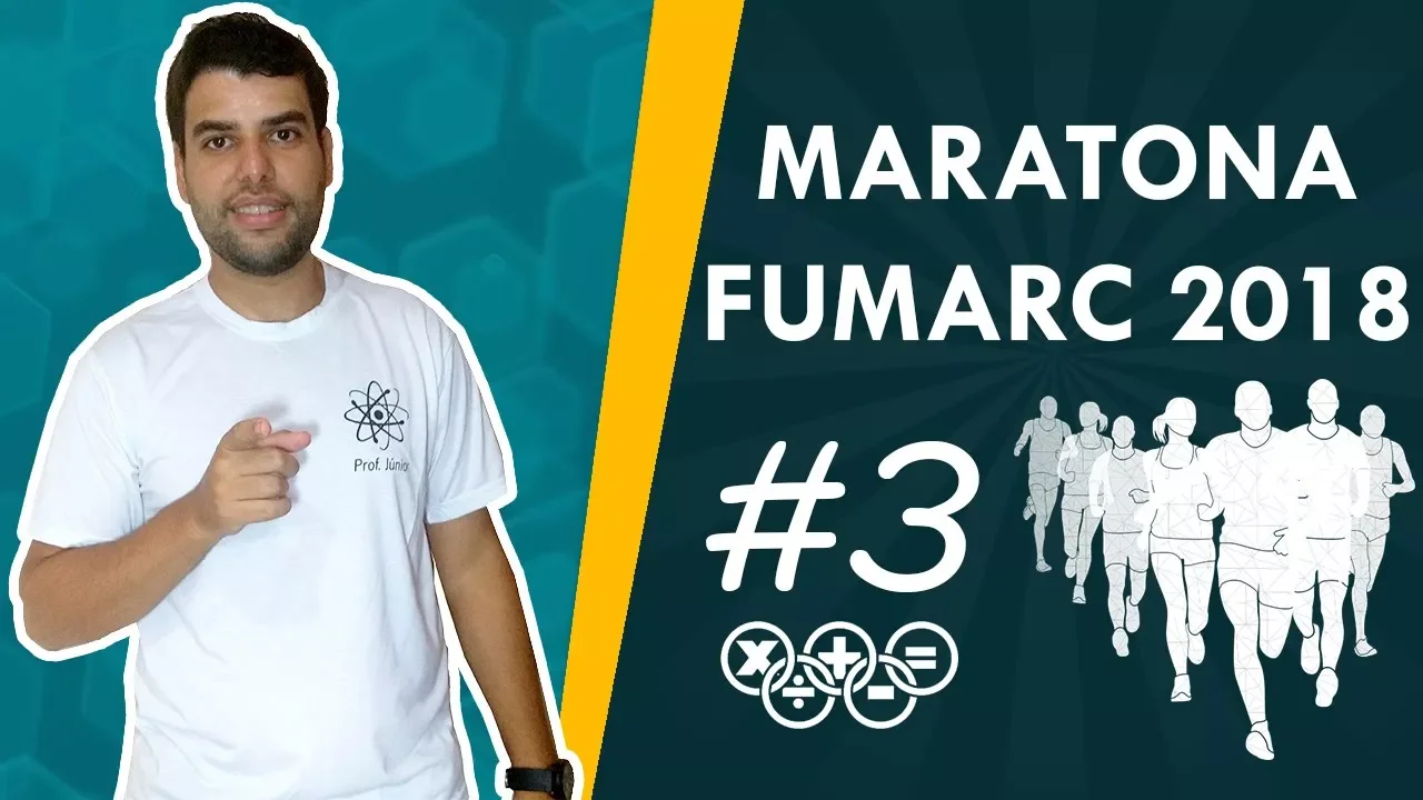 MARATONA FUMARC 2018 - MATEMÁTICA #3 (potenciação e contagem de algarismos)