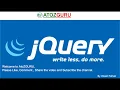 Jquery Tutorial For Beginner fadeTo in Jquery part - 8