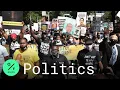 Anti-Racism Protesters March to Georgia State Capitol as Legislature Returns