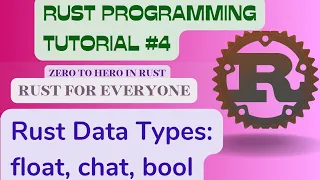 Rust Programming Tutorial integer float char bool CodeasByteS