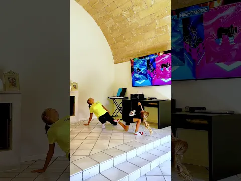 Two Sisters Try The Impossible Pose! π₯π₯π₯ #challenge #game #pose