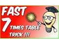 Fast 7 times table trick