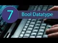 PYTHON TUTORIAL 7 - THE BOOL DATATYPE