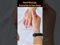 Hand Massage Relaxation in Four Steps